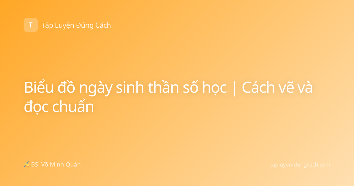 Biểu đồ ngày sinh thần số học | Cách vẽ và đọc chuẩn